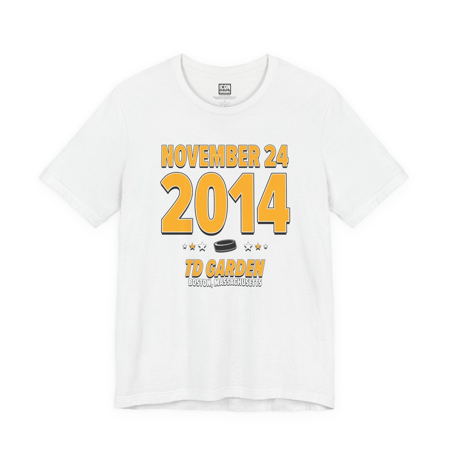 Boston Hockey – November 24, 2014 – Origin Tee (Black & White)