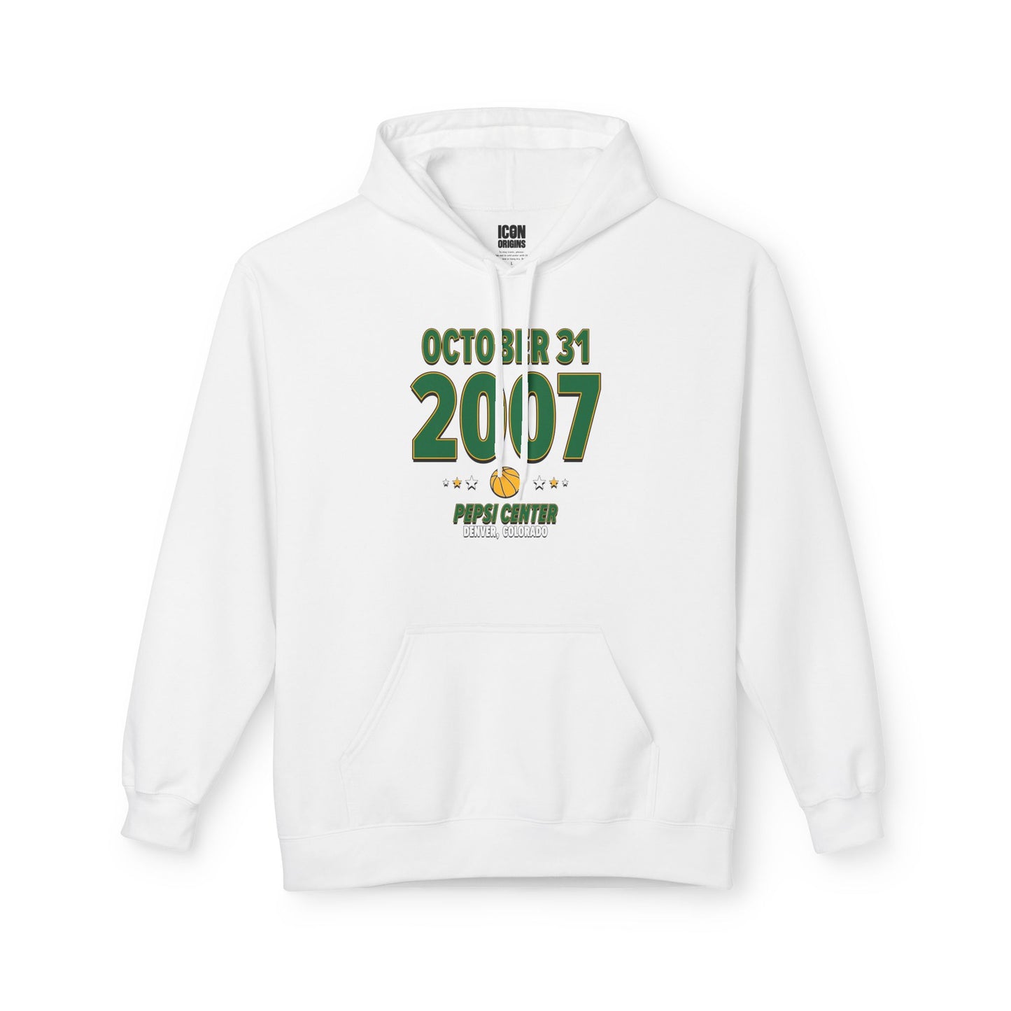 Seattle Basketball – October 31, 2007 – Hoodie (Black & White)