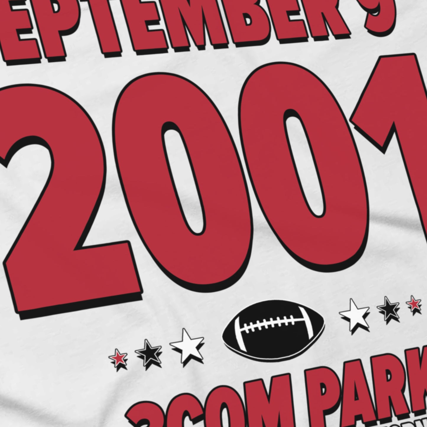 Atlanta Football – September 9, 2001 – Origin Tee (Black & White)