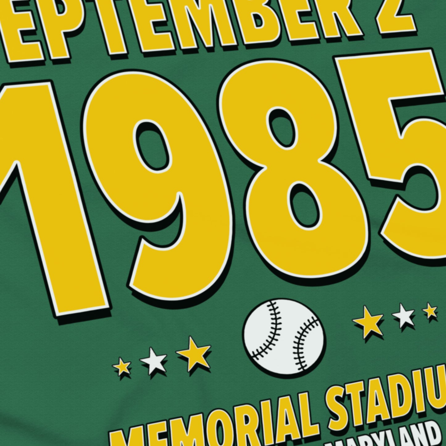 Oakland Baseball – September 2, 1985 – Origin Tee