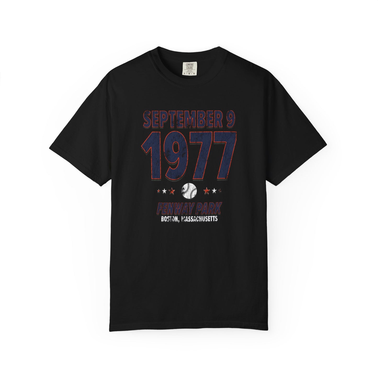 Detroit Baseball – September 9, 1977 – Comfort Colors (Black & White)