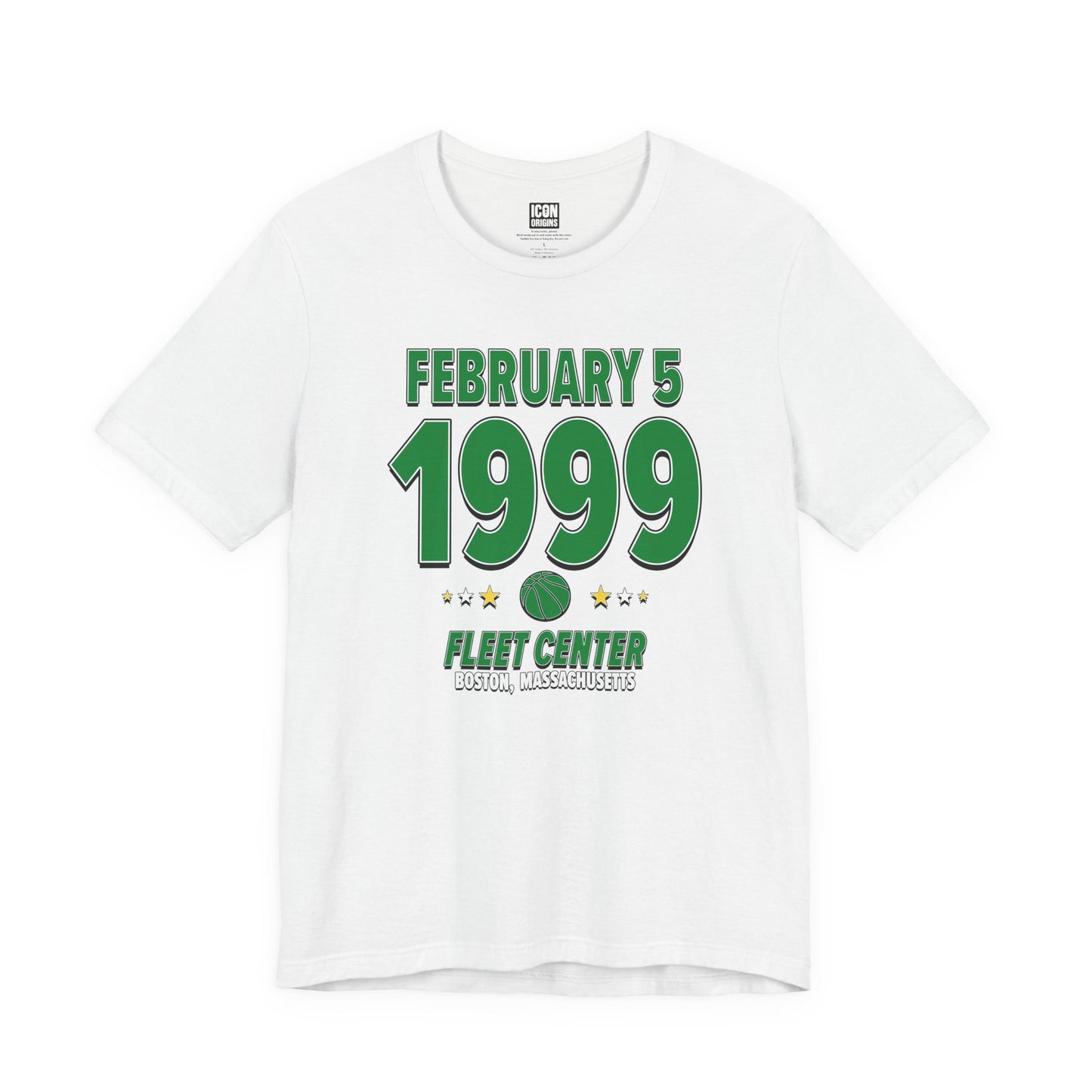 Boston Basketball – February 5, 1999 – Origin Tee (Black & White)