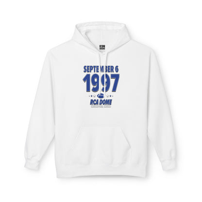 Indianapolis Football – September 6, 1997 – Hoodie (Black & White)
