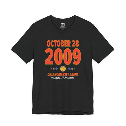 Oklahoma City Basketball – October 28, 2009 – Origin Tee (Black & White)