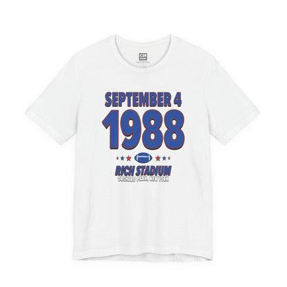 Buffalo Football – September 4, 1988 – Origin Tee (Black & White)
