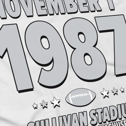 Los Angeles Football – November 1, 1987 – Origin Tee (Black & White)