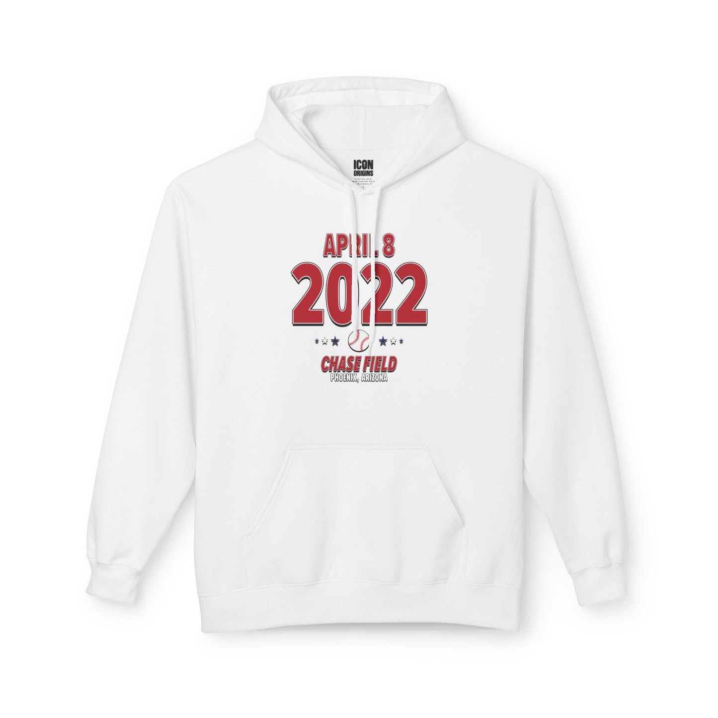 Washington Baseball – April 8, 2022 – Hoodie (Black & White)