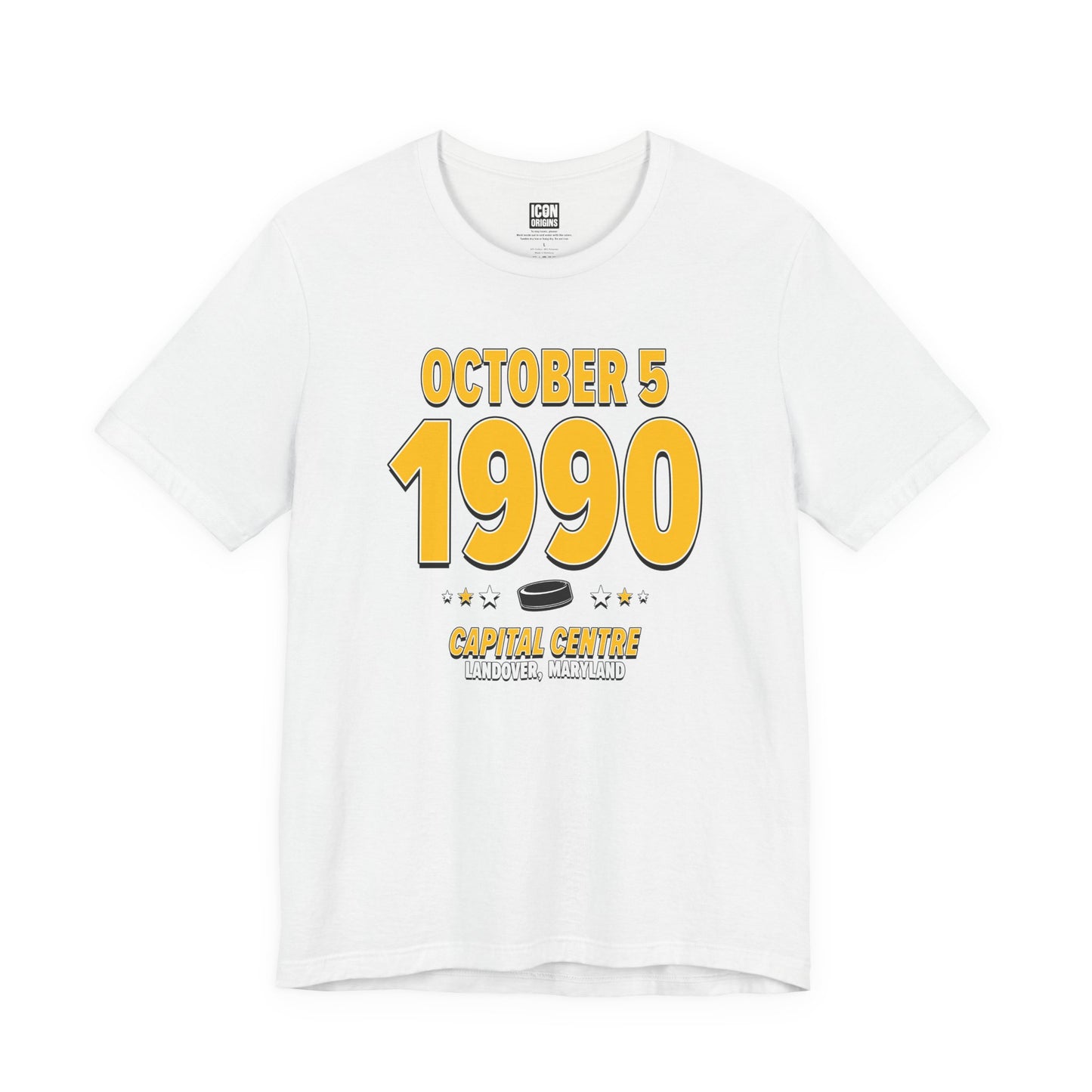 Pittsburgh Hockey – October 5, 1990 – Origin Tee (Black & White)