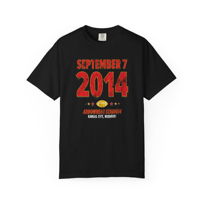 Kansas City Football – September 7, 2014 – Comfort Colors (Black & White)