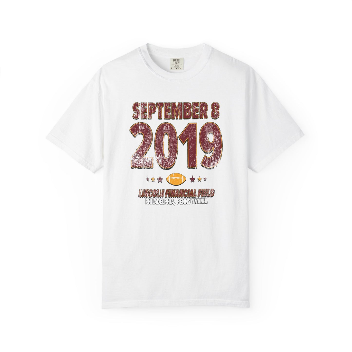 Washington Football – September 8, 2019 – Comfort Colors (Black & White)