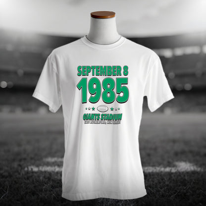 Philadelphia Football – September 8, 1985 – Origin Tee (Black & White)