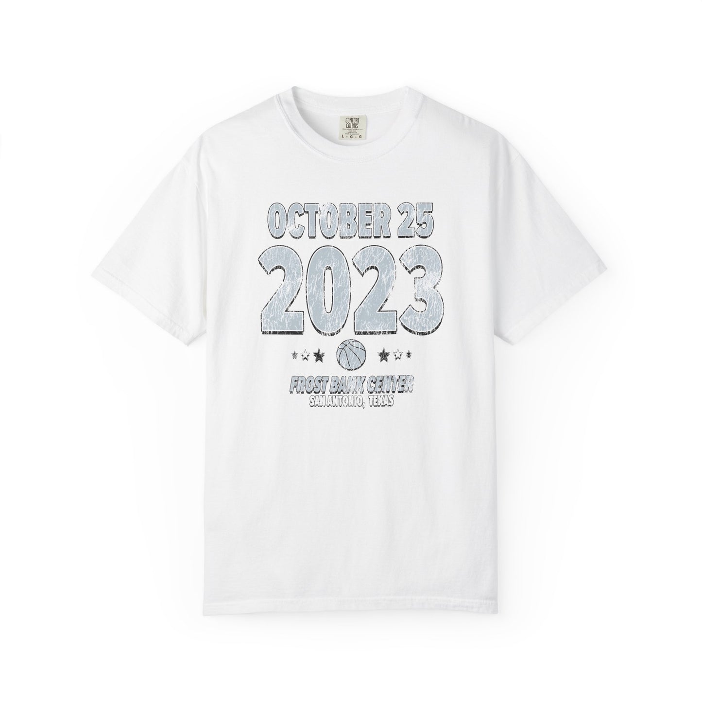 San Antonio Basketball – October 25, 2023 – Comfort Colors (Black & White)