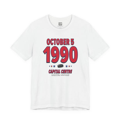 Washington Hockey – October 5, 1990 – Origin Tee (Black & White)