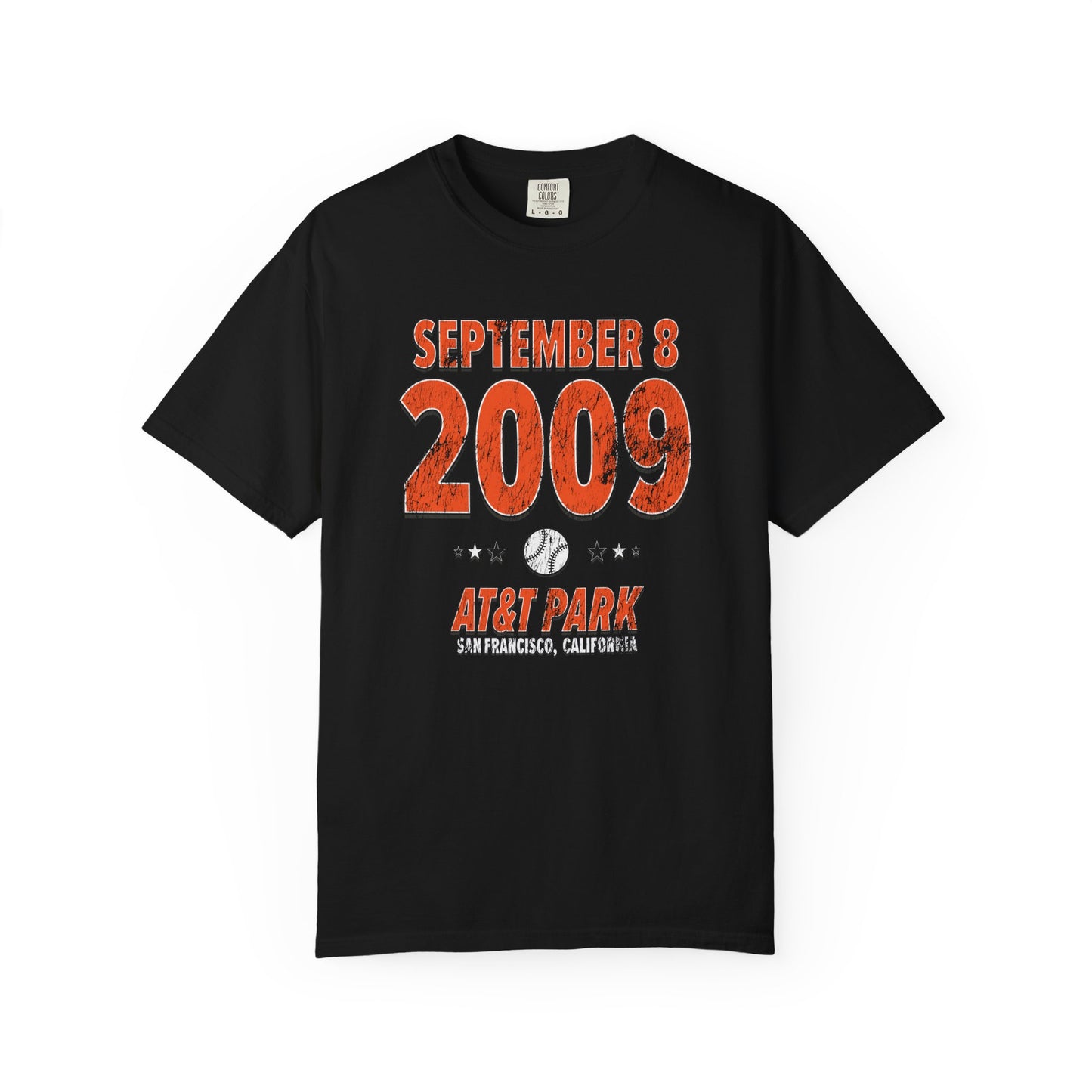 San Francisco Baseball – September 8, 2009 – Comfort Colors (Black & White)