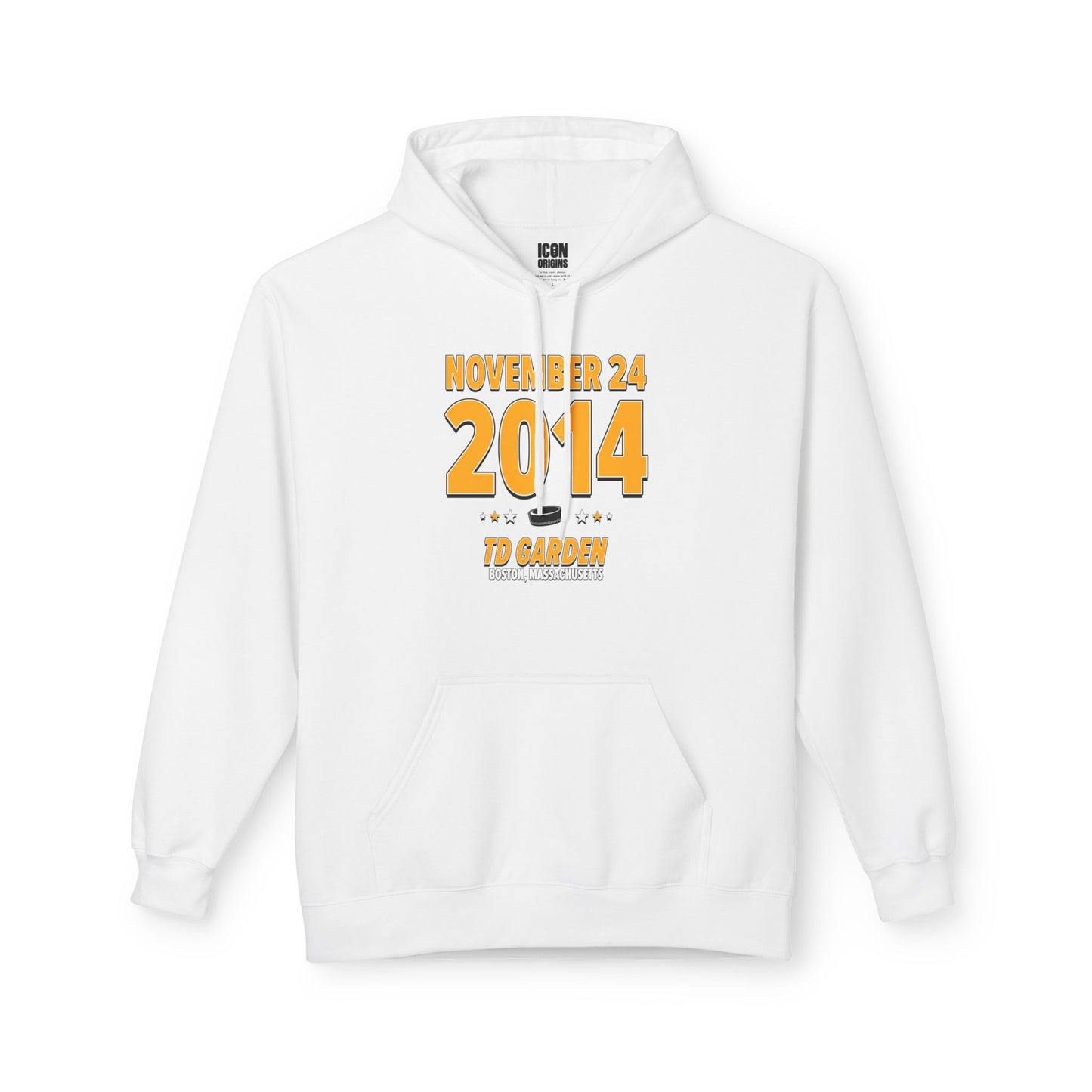 Boston Hockey – November 24, 2014 – Hoodie (Black & White)