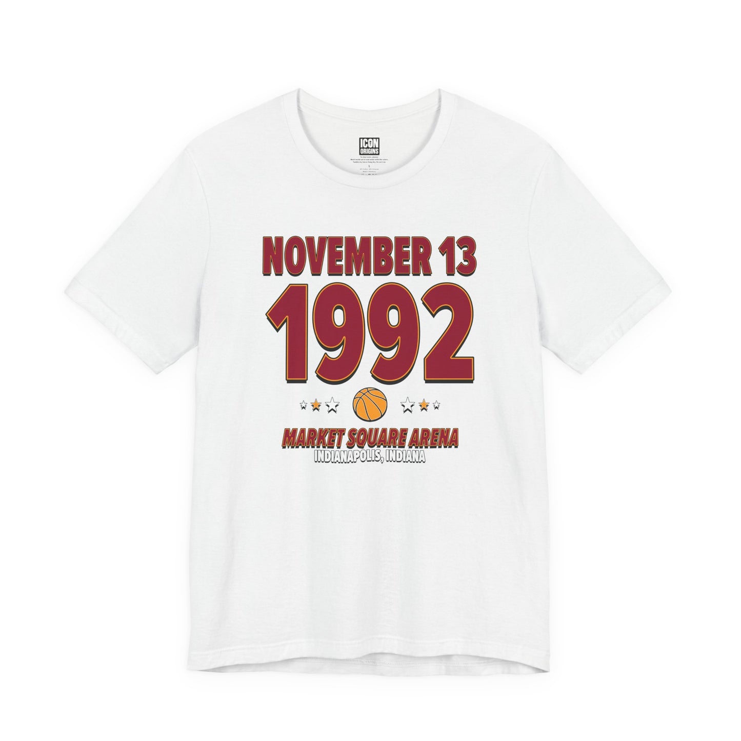 Miami Basketball – November 13, 1992 – Origin Tee (Black & White)