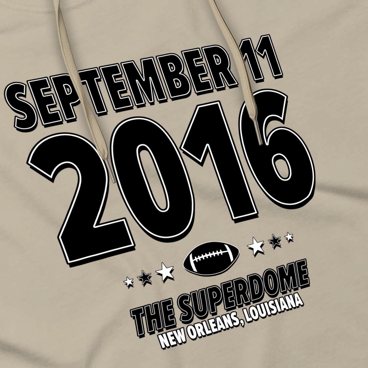 New Orleans Football – September 11, 2016 – Hoodie