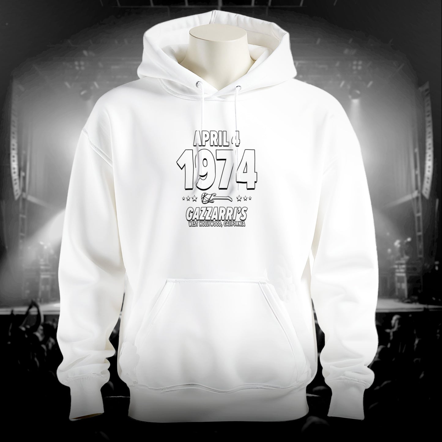 Shred Dynasty – 1974 – Hoodie (Black & White)