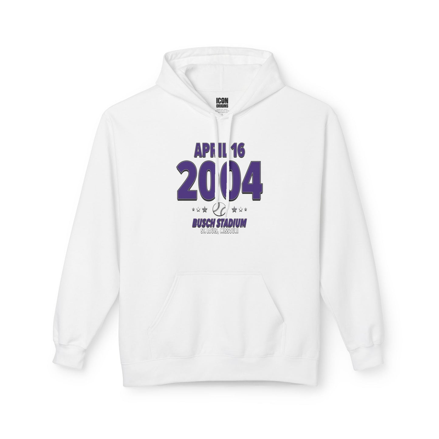 Colorado Baseball – April 16, 2004 – Hoodie (Black & White)
