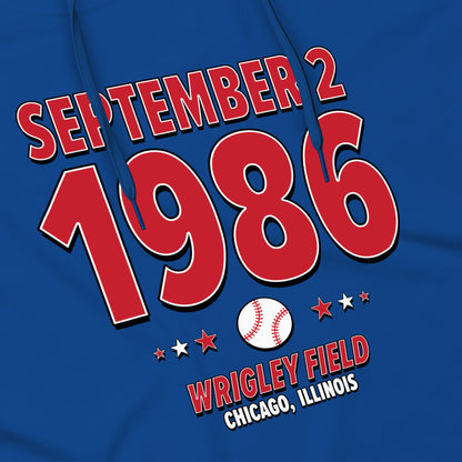 Chicago Baseball – September 2, 1986 – Hoodie