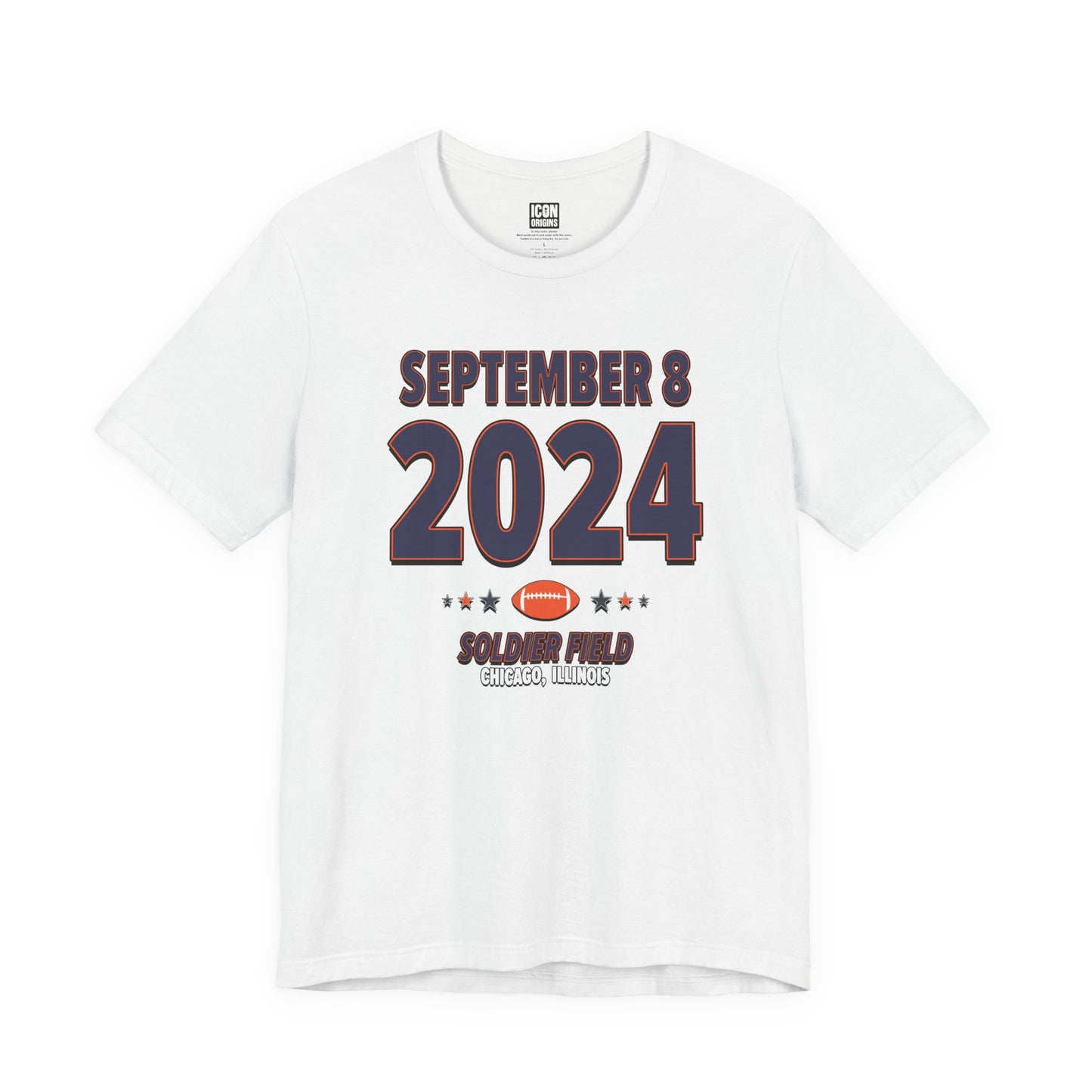 Chicago Football – September 8, 2024 – Origin Tee (Black & White)