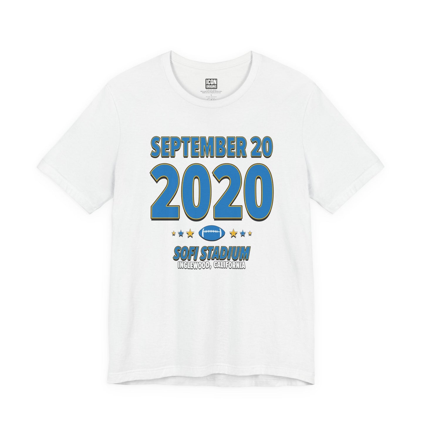 Los Angeles Football – September 20, 2020 – Origin Tee (Black & White)