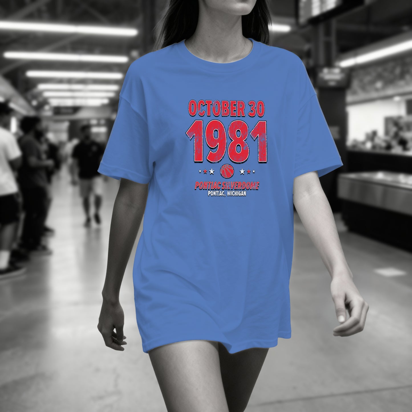 Detroit Basketball – October 30, 1981 – Comfort Colors