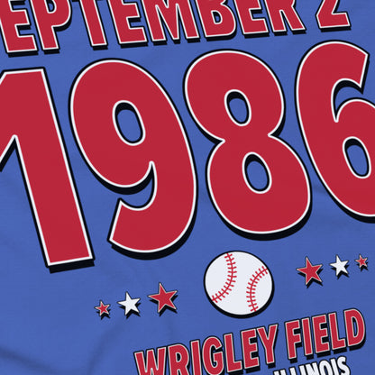 Chicago Baseball – September 2, 1986 – Origin Tee