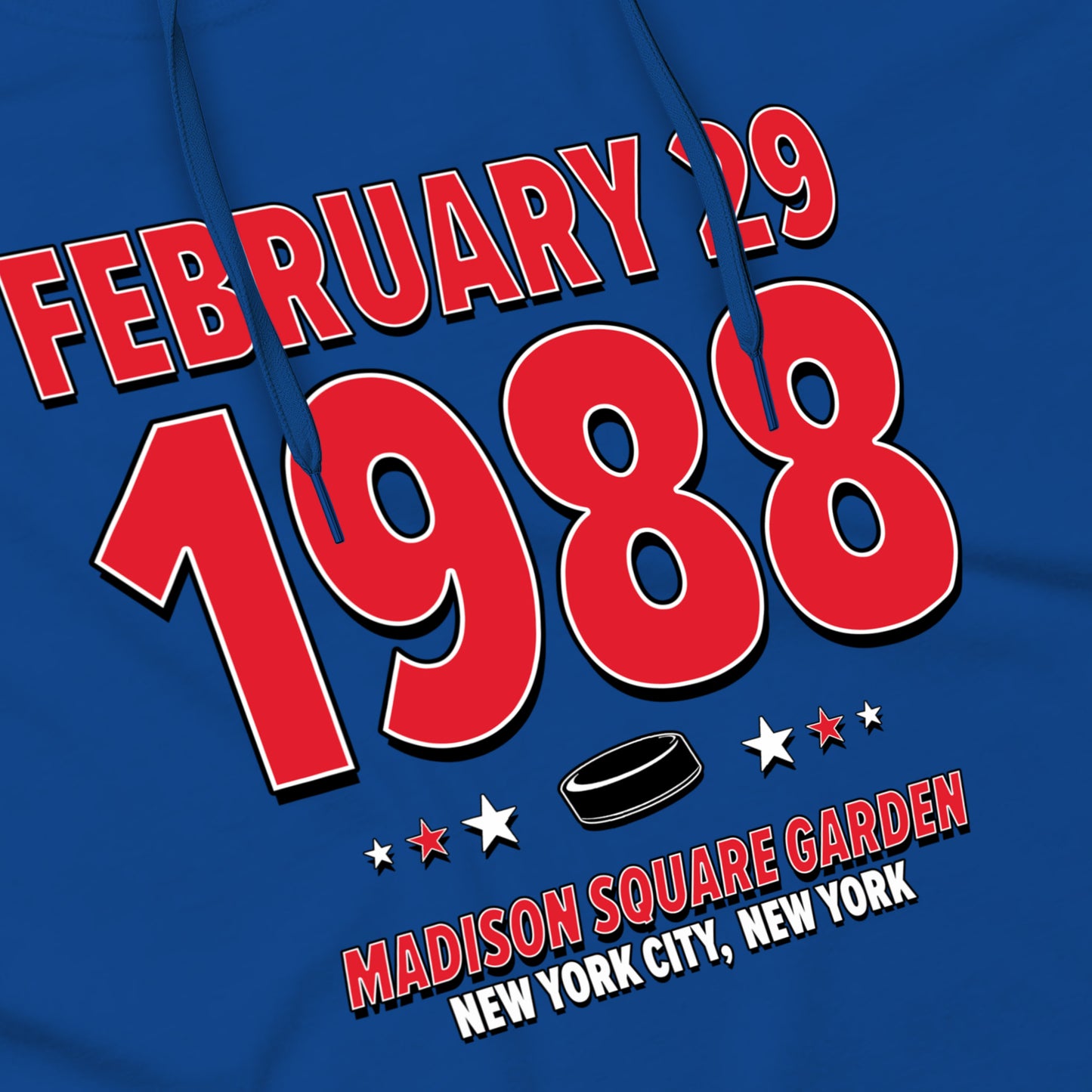 New York Hockey – February 29, 1988 – Hoodie