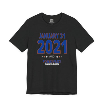 Edmonton Hockey – January 31, 2021 – Origin Tee (Black & White)