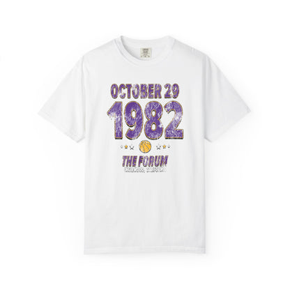 Los Angeles Basketball – October 29, 1982 – Comfort Colors (Black & White)