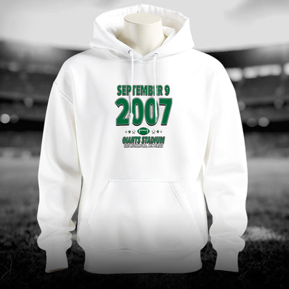 New York Football – September 9, 2007 – Hoodie (Black & White)