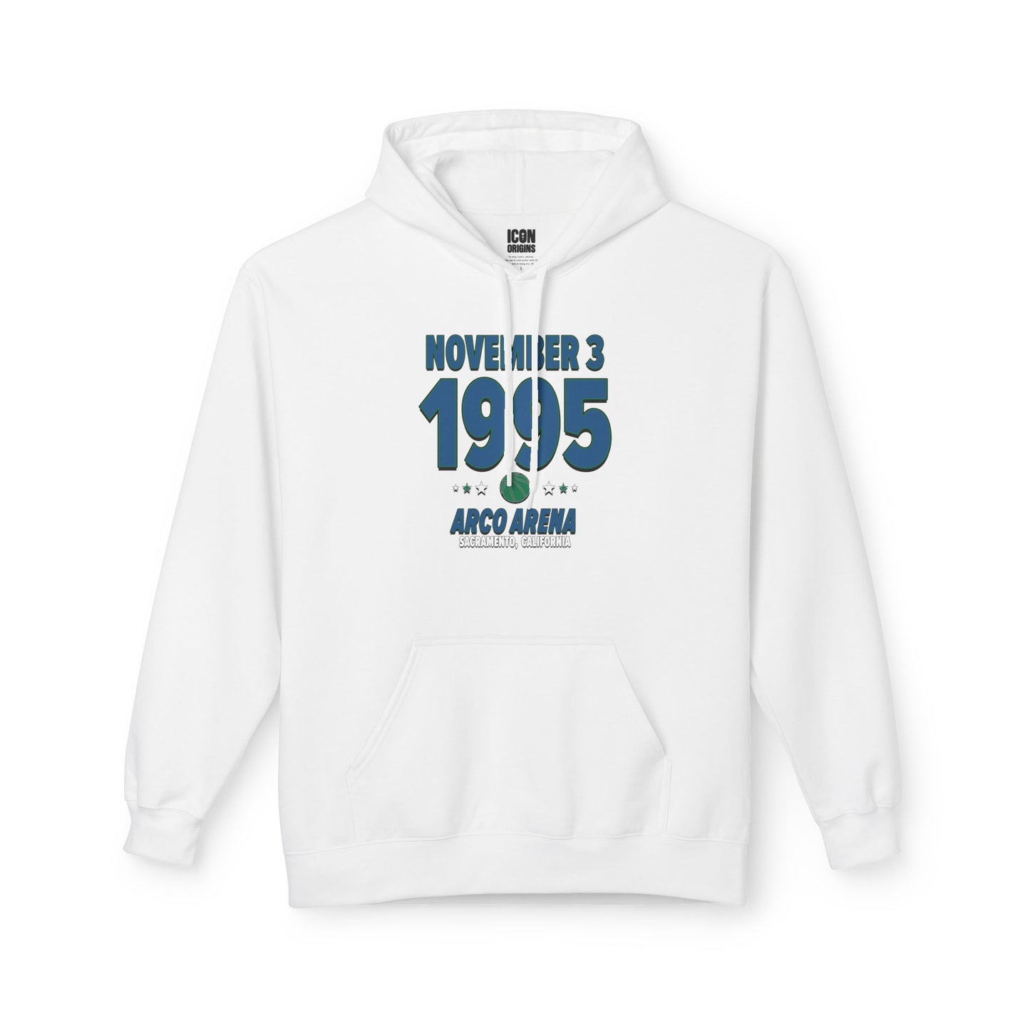 Minnesota Basketball – November 3, 1995 – Hoodie (Black & White)
