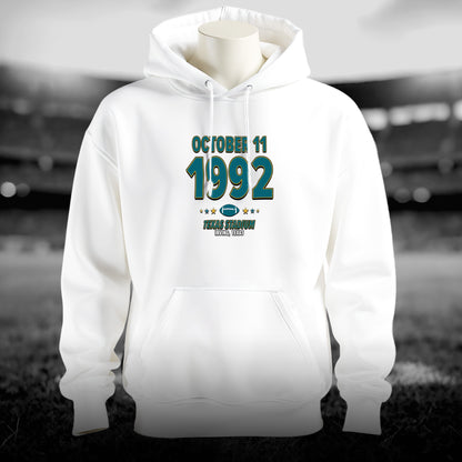 Jacksonville Football – October 11, 1992 – Hoodie (Black & White)