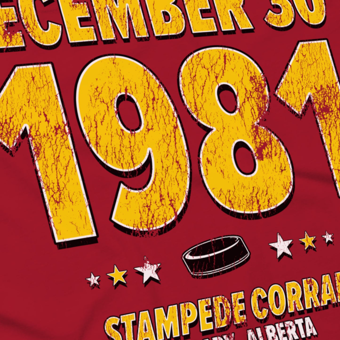 Calgary Hockey – December 30, 1981 – Comfort Colors