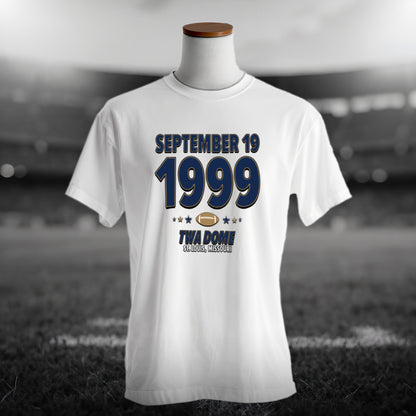 St. Louis Football – September 19, 1999 – Origin Tee (Black & White)