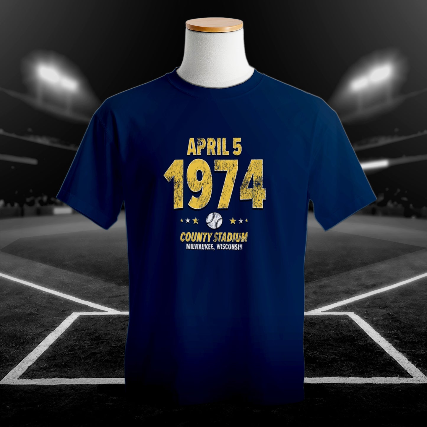 Milwaukee Baseball – April 5, 1974 – Comfort Colors