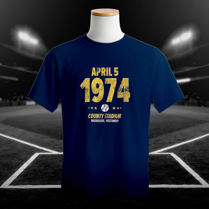 Milwaukee Baseball – April 5, 1974 – Comfort Colors