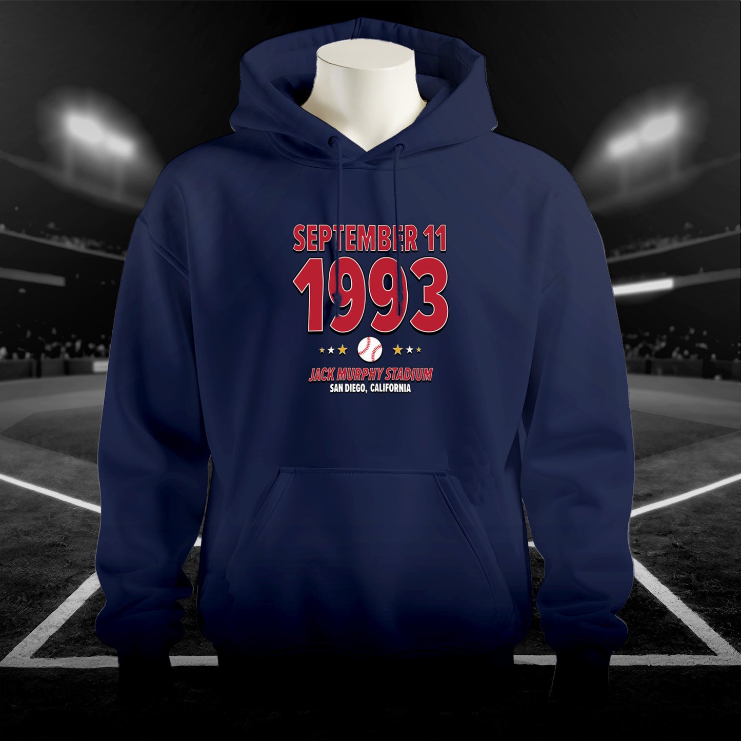 Atlanta Baseball – September 11, 1993 – Hoodie