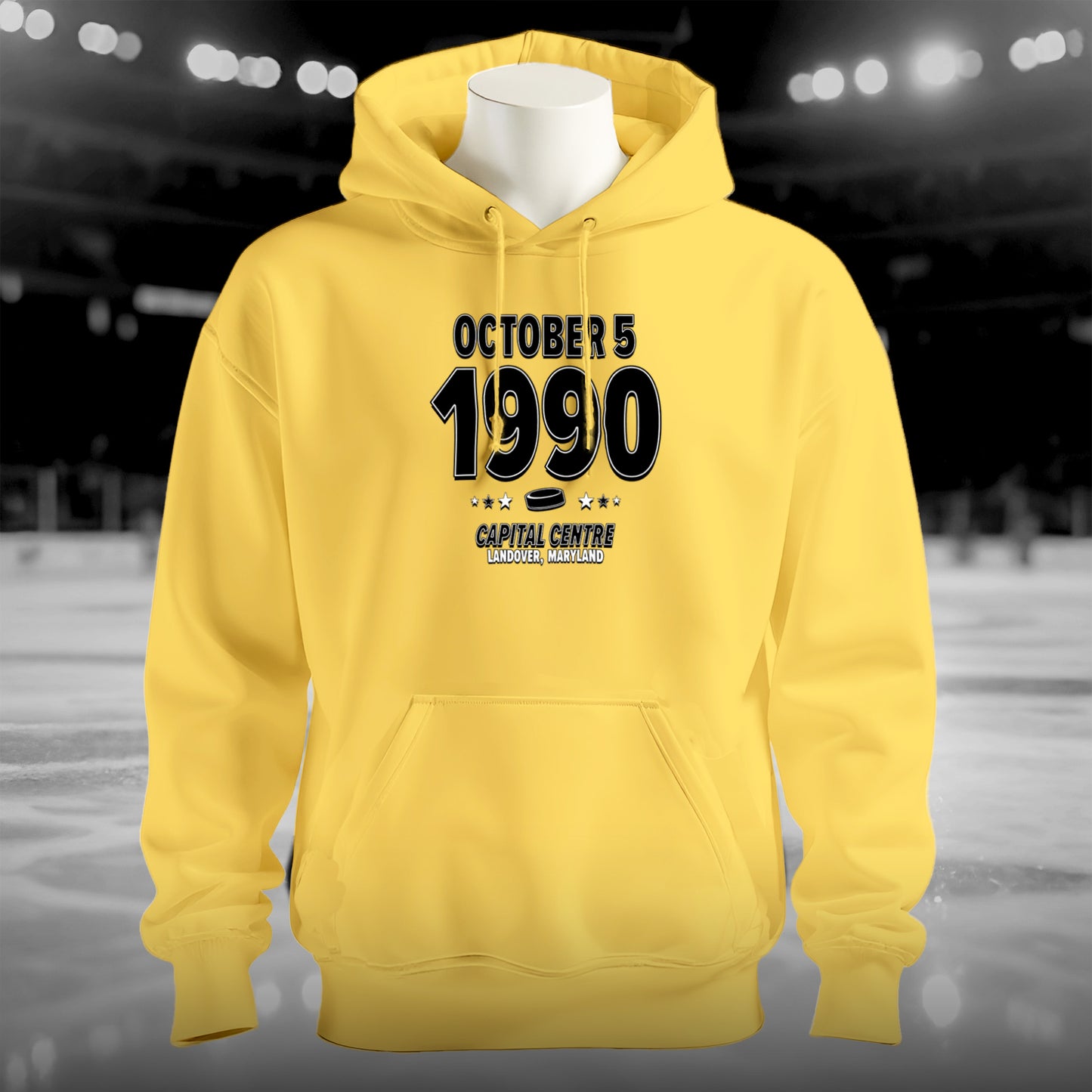 Pittsburgh Hockey – October 5, 1990 – Hoodie
