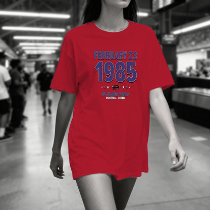 Montreal Hockey – February 23, 1985 – Comfort Colors