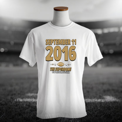 New Orleans Football – September 11, 2016 – Origin Tee (Black & White)