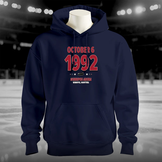 Winnipeg Hockey – October 6, 1992 – Hoodie