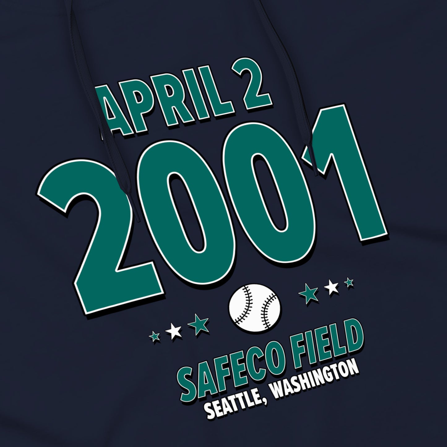 Seattle Baseball – April 2, 2001 – Hoodie