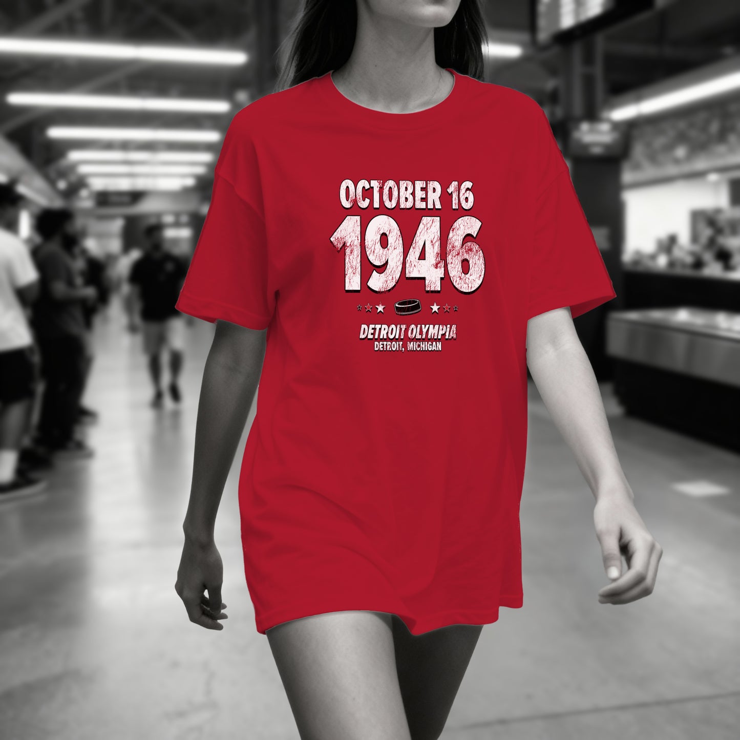 Detroit Hockey – October 16, 1946 – Comfort Colors