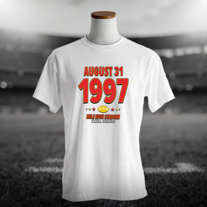 Kansas City Football – August 31, 1997 – Origin Tee (Black & White)