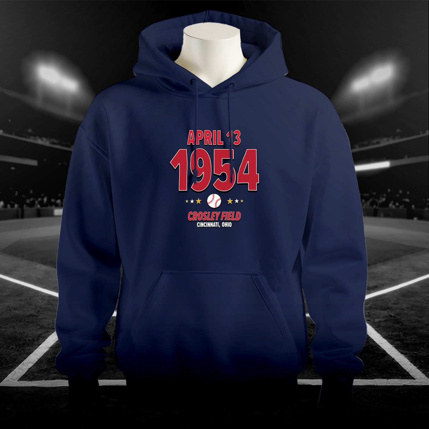 Atlanta Baseball – April 13, 1954 – Hoodie