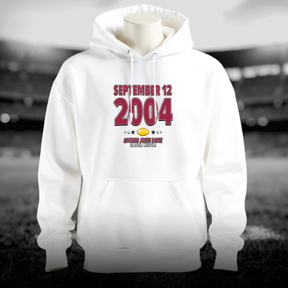 Arizona Football – September 12, 2004 – Hoodie (Black & White)