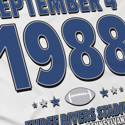 Dallas Football – September 4, 1988 – Origin Tee (Black & White)