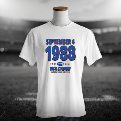 Buffalo Football – September 4, 1988 – Origin Tee (Black & White)